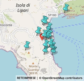 Mappa Via Guglielmo Marconi, 98055 Lipari ME, Italia (0.63733)