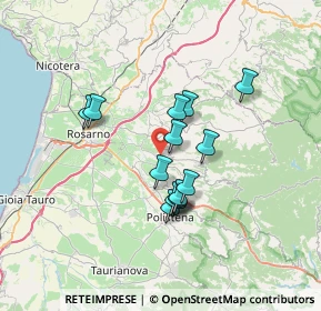 Mappa Via Giuseppe Garibaldi, 89050 Feroleto della Chiesa RC, Italia (5.95929)