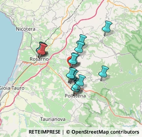 Mappa Via Giuseppe Garibaldi, 89050 Feroleto della Chiesa RC, Italia (5.72588)