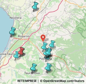 Mappa Via Giuseppe Garibaldi, 89050 Feroleto della Chiesa RC, Italia (9.973)