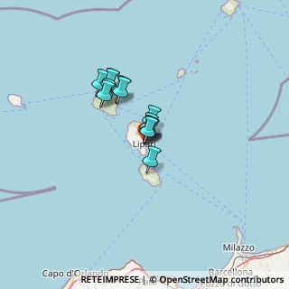 Mappa Isole Eolie, 98055 Lipari ME, Italia (9.07692)