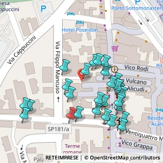 Mappa Piazza mercato, 98055 Lipari ME, Italia (0.07037)