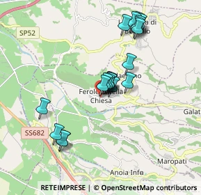 Mappa Via Michele Ronca, 89050 Feroleto della Chiesa RC, Italia (1.8095)