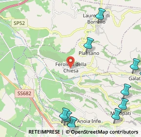 Mappa Via Michele Ronca, 89050 Feroleto della Chiesa RC, Italia (3.61545)