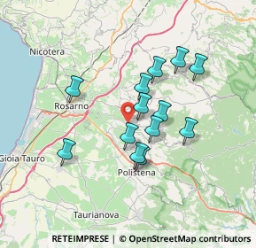 Mappa Via Michele Ronca, 89050 Feroleto della Chiesa RC, Italia (6.32)