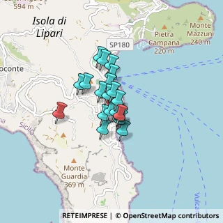 Mappa Via Stradale Pianoconte, 98050 Lipari ME, Italia (0.523)