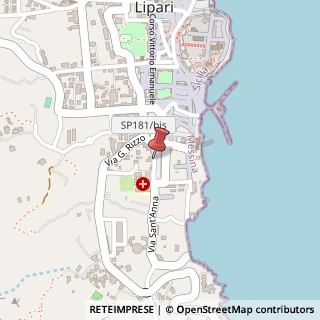 Mappa Via San Anna, 70, 98055 Lipari, Messina (Sicilia)