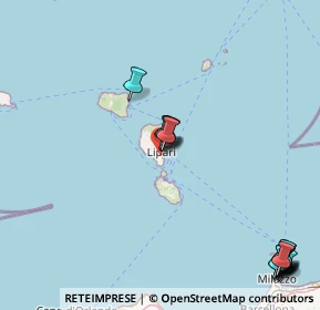 Mappa Via Mendolita, 98055 Lipari ME, Italia (25.62133)