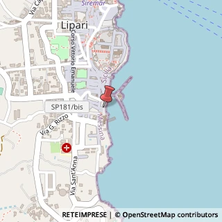 Mappa Salita San Giuseppe, 2, 98055 Lipari, Messina (Sicilia)