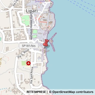 Mappa Via Mezzaterra, 7, 98050 Lipari, Messina (Sicilia)