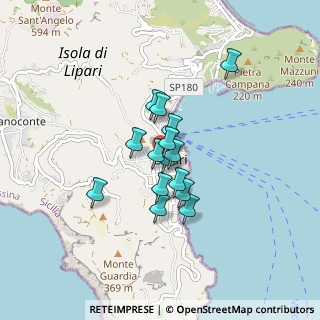 Mappa Via Emanuele Carnevale, 98055 Lipari ME, Italia (0.626)