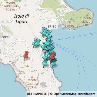 Mappa Vicolo Grappa, 98055 Lipari ME, Italia (0.5895)