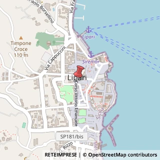 Mappa Corso Vittorio Emanuele II, 98050 Lipari ME, Italia, 98050 Lipari, Messina (Sicilia)