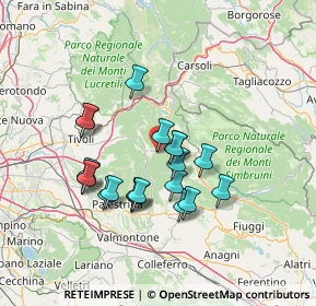 Mappa Piazzale Repubblica, 00025 Gerano RM, Italia (12.721)
