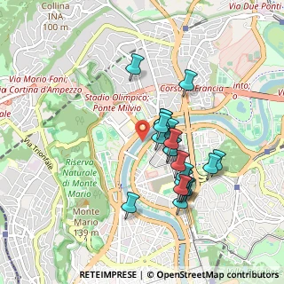 Mappa Via Capoprati, 00135 Roma RM, Italia (0.814)