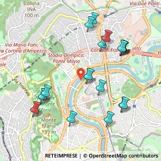 Mappa Via Capoprati, 00135 Roma RM, Italia (1.2185)