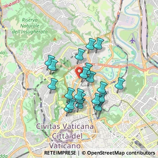 Mappa Via Capoprati, 00135 Roma RM, Italia (1.6005)