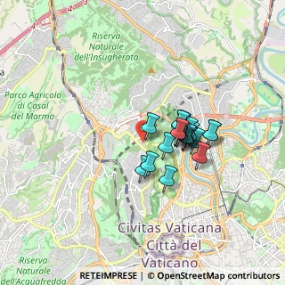 Mappa Via dei Giornalisti, 00135 Roma RM, Italia (1.3015)