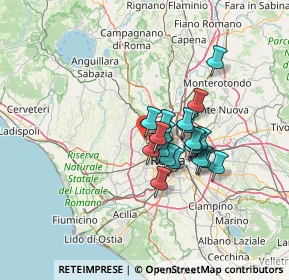 Mappa Via Garlenda, 00168 Roma RM, Italia (10.0005)