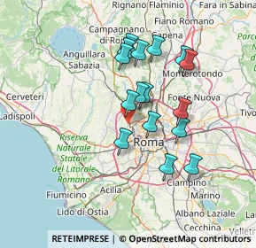 Mappa Via Garlenda, 00168 Roma RM, Italia (12.7125)