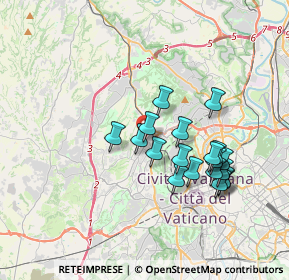 Mappa Via Garlenda, 00168 Roma RM, Italia (3.41684)