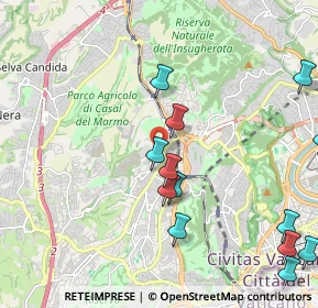 Mappa Via Garlenda, 00168 Roma RM, Italia (2.64385)