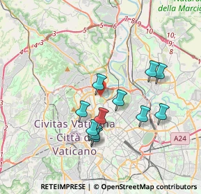 Mappa Viale dei Settanta, 00197 Roma RM, Italia (3.43545)