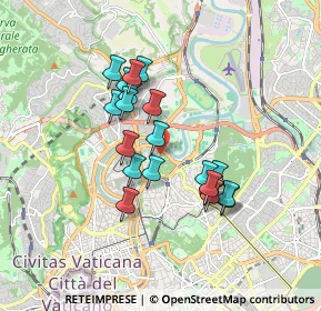 Mappa Viale dei Settanta, 00197 Roma RM, Italia (1.531)