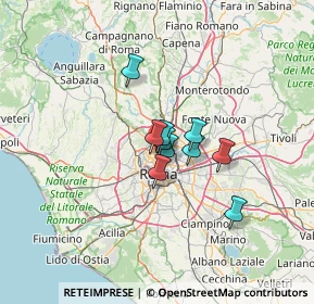 Mappa Viale dei Settanta, 00197 Roma RM, Italia (13.81583)