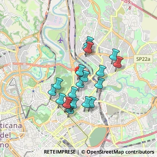 Mappa Via Orvinio, 00199 Roma RM, Italia (1.6125)