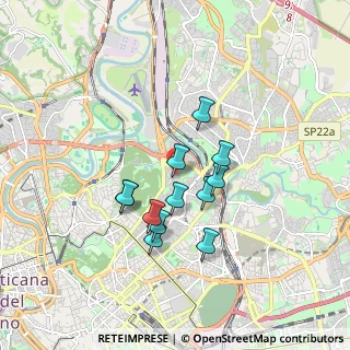 Mappa Via Orvinio, 00199 Roma RM, Italia (1.4575)