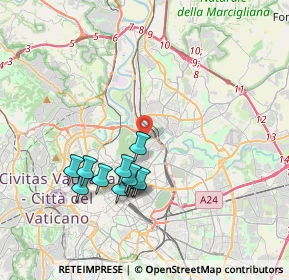 Mappa Via Orvinio, 00100 Roma RM, Italia (3.6875)