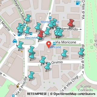 Mappa Via Orvinio, 00100 Roma RM, Italia (0.06458)