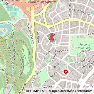 Mappa Piazza Vescovio, 3, 00199 Roma, Roma (Lazio)
