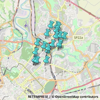 Mappa Via dei Campi Flegrei, 00141 Roma RM, Italia (1.247)