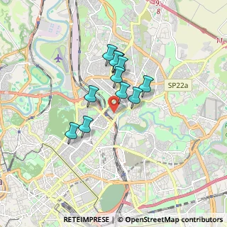 Mappa Via Val di Fiemme, 00141 Roma RM, Italia (1.35182)