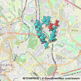 Mappa Piazza Vescovio, 00199 Roma RM, Italia (1.23)