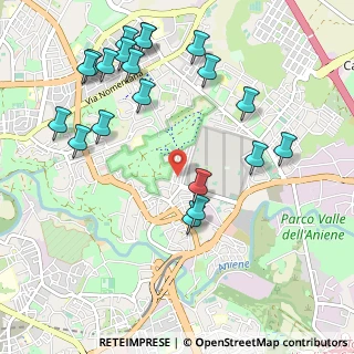 Mappa Via Guglielmina Ronconi, 00156 Roma RM, Italia (1.28)