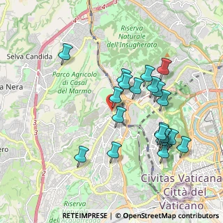 Mappa Via Vallebona, 00168 Roma RM, Italia (1.971)