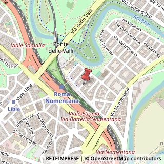 Mappa Via Valpolicella, 39/b, 00141 Roma, Roma (Lazio)
