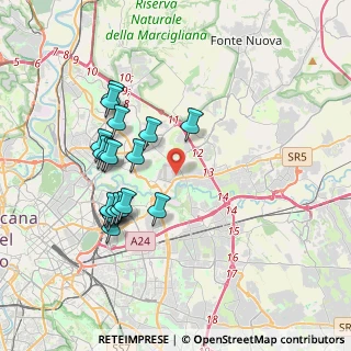 Mappa Via Elena Brandizzi Gianni, 00156 Roma RM, Italia (3.815)