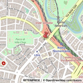 Mappa Piazza Gondar, 7, 00199 Roma, Roma (Lazio)