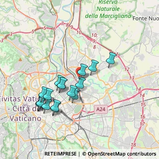 Mappa Via Val Chisone, 00141 Roma RM, Italia (3.79412)