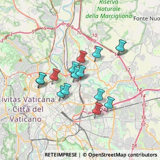 Mappa Via Val Chisone, 00141 Roma RM, Italia (3.24267)