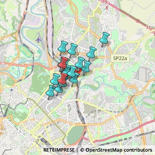 Mappa Via Val Chisone, 00141 Roma RM, Italia (1.145)