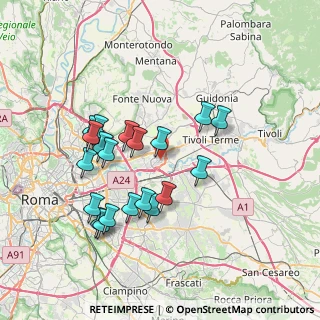 Mappa Via Morro D'Oro, 00131 Roma RM, Italia (7.3265)