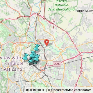Mappa Via di Monte Sacro, 00141 Roma RM, Italia (4.34083)