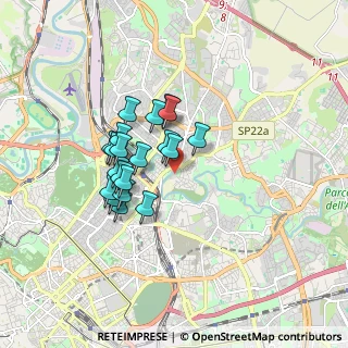 Mappa Via di Monte Sacro, 00141 Roma RM, Italia (1.4275)