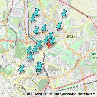 Mappa Via di Monte Sacro, 00141 Roma RM, Italia (1.97176)