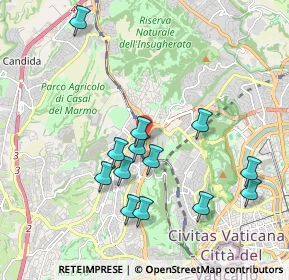 Mappa Vicolo dell'Acqua Paola, 00168 Roma RM, Italia (2.02923)